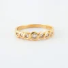 Bague en or jaune & diamants