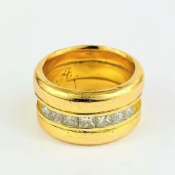 Bague en Or jaune & Diamants