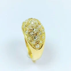 Bague en Or jaune & diamants