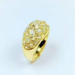 Bague en Or jaune & diamants
