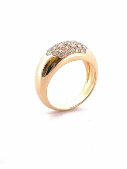 Bague en Or jaune & diamants