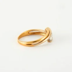Bague en Or jaune & diamants
