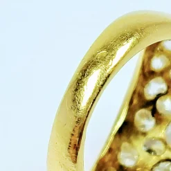 Bague en Or jaune & diamants