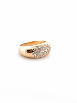 Bague en Or jaune & diamants