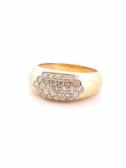Bague en Or jaune & diamants