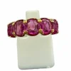 Bague en Or jaune & rubis