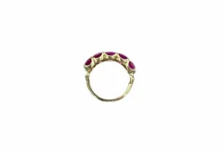 Bague en Or jaune & rubis