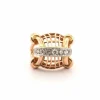 Bague en or jaune avec diamants
