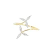 Bague en or jaune avec diamants
