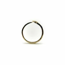 Bague en or jaune avec diamants