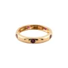 Bague en or jaune avec rubis