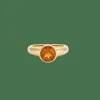 Bague en Or jaune, citrine