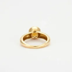 Bague en Or jaune, citrine