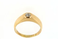 Bague en Or jaune, Diamants
