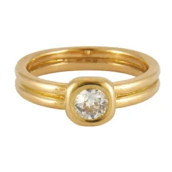 Bague en or Jaune, diamant