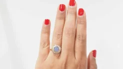 Bague en Or jaune, diamants