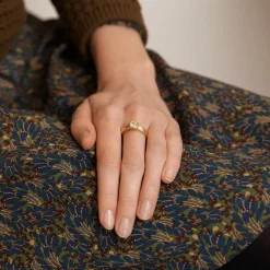 Bague en or Jaune, diamant
