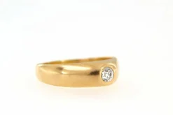 Bague en Or jaune, Diamants