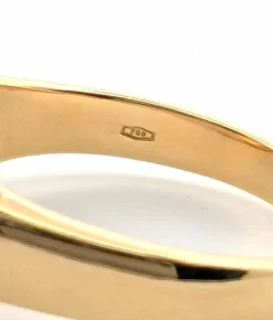 Bague en or jaune diamants