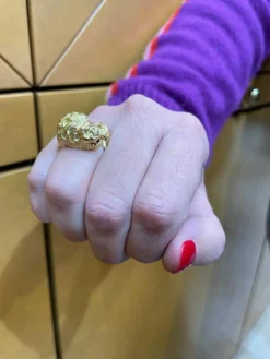 Bague en or jaune Dragon