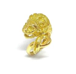 Bague en or jaune Dragon