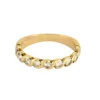 Bague en or jaune et diamants