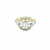 Bague en or jaune et diamants