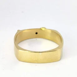 Bague en or jaune et diamant