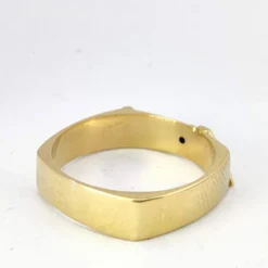 Bague en or jaune et diamant