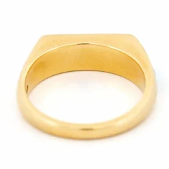Bague en or jaune et lapis-lazulis