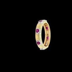 Bague en or jaune et rubis modèle Macri Classica années 60