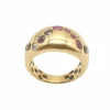 Bague en Or jaune Rubis et Diamants