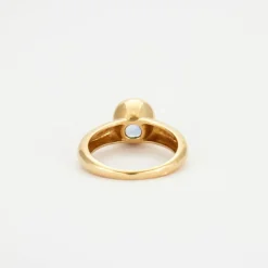 Bague en Or jaune, topaze