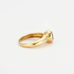 Bague en Or jaune, topaze