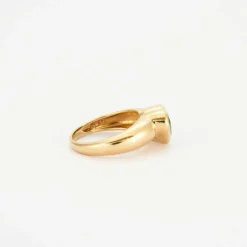 Bague en Or jaune, topaze