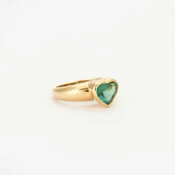 Bague en Or jaune, topaze
