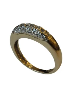 Bague en or 18k et diamants