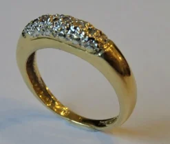 Bague en or 18k et diamants