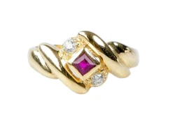 Bague en or massif