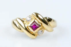 Bague en or massif