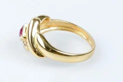 Bague en or massif