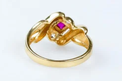 Bague en or massif
