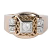 Bague en or rose 18 cts