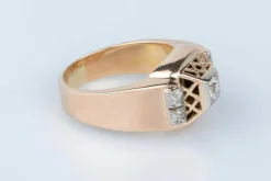 Bague en or rose 18 cts