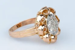 Bague en or rose 18 cts