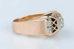 Bague en or rose 18 cts