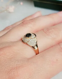 Bague en Or, Saphir et Diamants