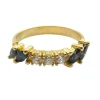 Bague en or saphirs et diamants