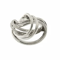 Bague en or tressé