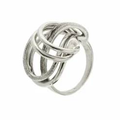 Bague en or tressé